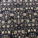 Ver imagem 4 de Tapete Persa Preto com Bege Ideal para Sala Escritório e Quarto 300x400cm