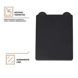 Assento Termofixo com Soft Close para Vaso Sanitário Opala Pingoo.casa - Preto - 3