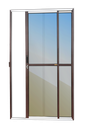 Ver imagem 1 de Porta de Correr Alumínio 2F.210 x 120 V.Refl.Mix Corten Brimak
