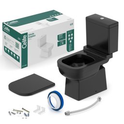 Kit Vaso Sanitário com Caixa Acoplada e Assento Soft Close Elite Celite - 3