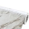 Papel de Parede Mármore Carrara Alto Brilho Vinil Adesivo Impermeável Lavável Pia Box Mesa 2m X 60cm - 1