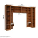 Ver imagem 4 de Guarda-Roupa Modulado 7 Peças 8 Portas Arani CabeCasa MadeiraOriginals
