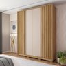 Roupeiro Ripado 4 Portas Serra Buriti Off White - 1