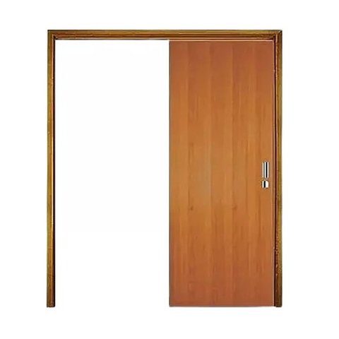 Kit Porta de Madeira de Correr 210x80cm Curupuxá Allo Esquadrias