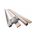 Ver imagem 3 de Kit Porta de Madeira de Correr 210x80cm Curupuxá Allo Esquadrias