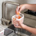 Ver imagem 4 de Kit 2 Organizadores de Geladeira 3,2l Cestos Escorredor Dry Multiuso Coza Pequeno