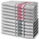 Ver imagem 1 de 10 Panos de Prato Atoalhado Felpudo Premium 5 Rosa 5 Preto