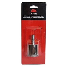 Serra Copo Diamantada 32mm Porcelanato Cerâmica Vidro Mármore - Htom - 3