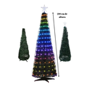 Ver imagem 3 de Árvore de Natal Completa 210cm com Pisca Pisca Led, Estrela Iluminada, Controle Remoto e App para Ce