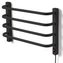 Ver imagem 1 de Aquecedor Toalhas Térmico Preto Mini Pequeno 220v Esquerdo