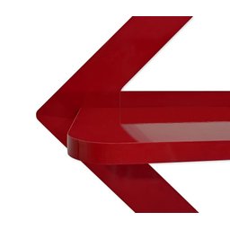 Estante Aérea Diamante Vermelho com Brilho - 4