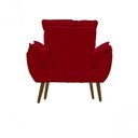 Ver imagem 4 de Kit C-02 Poltronas Opala + 01 Puff Redondo Danny Suede Vermelho