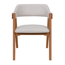 Ver imagem 3 de Conjunro Jantar Mesa Palmas Redonda C/ 6 Caderias Linha Alta:linho Bege