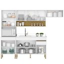 Ver imagem 6 de Cozinha Modulada 4 Pecas Balcao Pia Line Supremo Cp Freijo Ktp