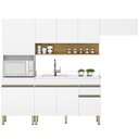 Ver imagem 1 de Cozinha Modulada 4 Pecas Balcao Pia Line Supremo Cp Freijo Ktp