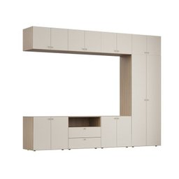 Estante para TV até 75 Polegadas  8 Módulos 14 Portas 2 Gavetas Frame Cabecasa MadeiraMadeira - 14