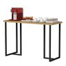 Aparador Estilo Industrial Mali 120cm Decorativo Hall Entrada Imbuia/preto - 5
