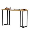 Ver imagem 4 de Aparador Estilo Industrial Mali 120cm Decorativo Hall Entrada Imbuia/preto