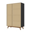 Ver imagem 5 de Guarda-Roupa Casal Retrô Versalhes Preto
