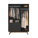 Ver imagem 4 de Guarda-Roupa Casal Retrô Versalhes Preto