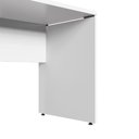 Ver imagem 7 de Escrivaninha Escritório 140cm X 70cm Pés Painel F5 Office Cor:branco