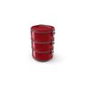 Marmita Térmica Organizador 3 divisórias Milão Triplo Vermelho - 1