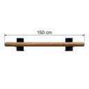 Ver imagem 2 de Barra de Ballet Fixa de Madeira 1,50m (38mm Diâmetro)
