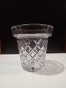 Ver imagem 4 de Vaso Decorativo de Vidro Transparente 16x16x16cm Enfeite Sala Mesa Estante