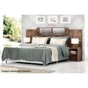 Ver imagem 4 de Cabeceira Cama Box Madeirado Avelã Solteiro-casal-queen Mila Extensível C- Espelho Avelã - Panan