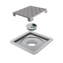 Ver imagem 2 de Ralo Oculto Tampa Invisível Quadrado em Pvc 15 X 15 Novii