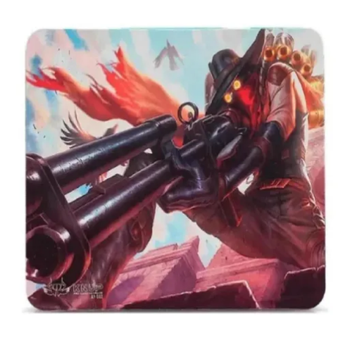 Mouse Pad Gamer Knup Antiderrapante 26x21 Centímetros Guerreiro Armado - Kp-S03