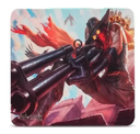 Ver imagem 1 de Mouse Pad Gamer Knup Antiderrapante 26x21 Centímetros Guerreiro Armado - Kp-S03