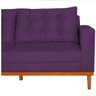 Sofá 2 Lugares Dubai Suede - Doce Sonho Móveis Sofá 2 Lugares Sofás Roxo - 7