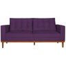 Sofá 2 Lugares Dubai Suede - Doce Sonho Móveis Sofá 2 Lugares Sofás Roxo - 3