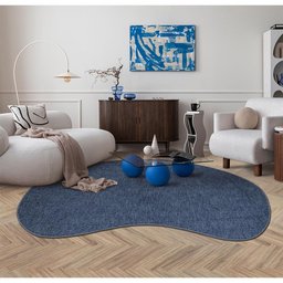 Tapete P/ Sala Elegant Org. Feijão Navy 2,95x3,95 São Carlos - 4