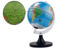 Ver imagem 5 de Globo Terrestre Giratório Com Lâmpada Led RGB Mapa Mundi Português 21cm Base Preta Removível Bivolt