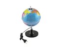Ver imagem 6 de Globo Terrestre Giratório Com Lâmpada Led RGB Mapa Mundi Português 21cm Base Preta Removível Bivolt