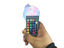 Ver imagem 4 de Globo Terrestre Giratório Com Lâmpada Led RGB Mapa Mundi Português 21cm Base Preta Removível Bivolt