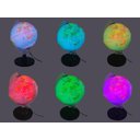 Ver imagem 3 de Globo Terrestre Giratório Com Lâmpada Led RGB Mapa Mundi Português 21cm Base Preta Removível Bivolt