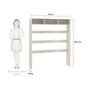 Ver imagem 2 de Nicho Para Embutir Painel 145cm Prime Luciane Legno Crema