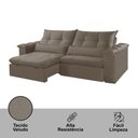 Ver imagem 5 de Sofá Exclusive Retrátil e Reclinável 250cm Braço 25cm Meu Sofá Online