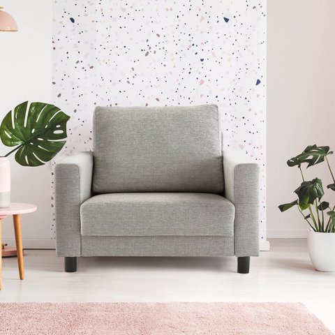 Poltrona em Linho Antúrio CabeCasa MadeiraOriginals