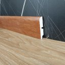 Ver imagem 5 de Rodapé Poliestireno 7cm Aspecto Madeira 446 Imbuia Santa Luzia - 2,4 Metros