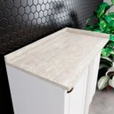 Ver imagem 7 de Balcao Canto Reto com Tampo 84 Cm Americana Branco Calcare Henn