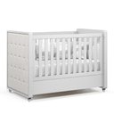 Ver imagem 1 de Berço Americano Tutto New Branco Soft com Capitonê - Matic Móveis