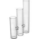 Ver imagem 6 de Vaso Decorativo de Borossilicato Transparente 18x25x5cm Enfeite Sala Mesa Flores