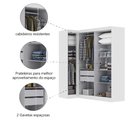 Ver imagem 4 de Quarto Modulado de Canto Madrid com 5 Portas e 2 Gavetas Maxel