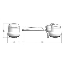 Ducha Blinducha (resistencia Blindada) Lorenzetti 220v - 5