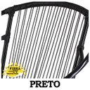 Ver imagem 4 de Conjunto 3 Cadeiras Eclipse de Área, Fibra Sintética, Decor, Artesanal - Preta - PANERO 06