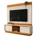 Ver imagem 1 de Painel Home Theater Siena para Tv 75 Pol 2 Portas 184 Cm Cinamomo Off White Madetec